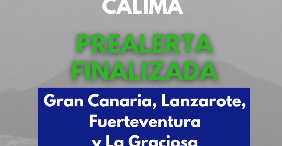 EL GOBIERNO FINALIZA LA PREALERTA POR CALIMA EN LAS ISLAS ORIENTALES Y LA GRACIOSA 10-9-26