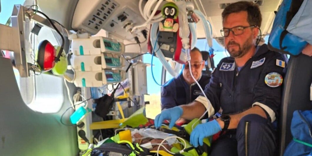 EL HELICÓPTERO MEDICALIZADO DEL SUC EVACÚA A UNA PERSONA CON PROBLEMAS DE SALUD GRAVE EN GRAN CANARIA 4-9-26