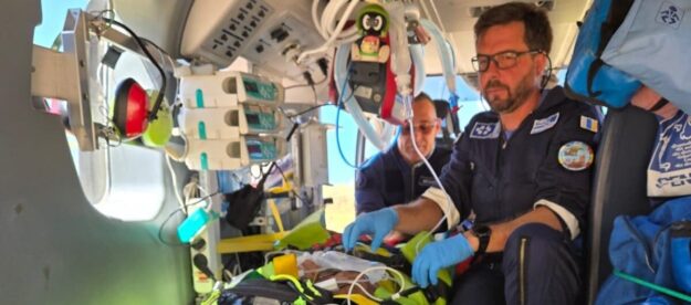 EL HELICÓPTERO MEDICALIZADO DEL SUC EVACÚA A UNA PERSONA CON PROBLEMAS DE SALUD GRAVE EN GRAN CANARIA 4-9-26
