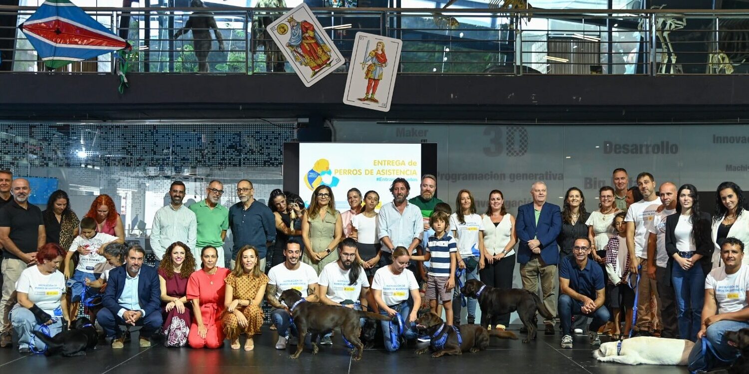EMPLEO ENTREGA SIETE PERROS DE ASISTENCIA PARA PERSONAS CON DISCAPACIDAD 3-9-26