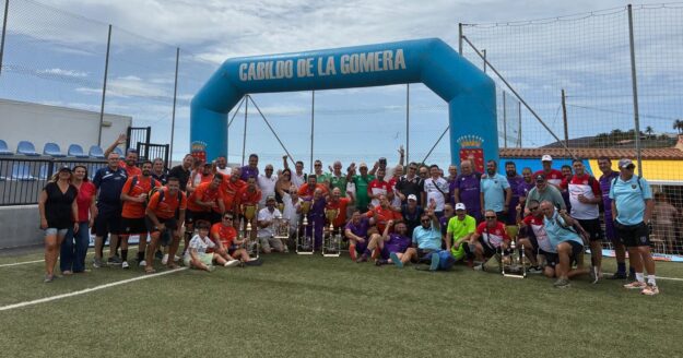 Entrega de premios durante la final del torneo