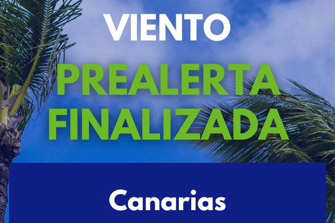 FINALIZADA PREALERTA POR VIENTO EN CANARIAS 7-9-26