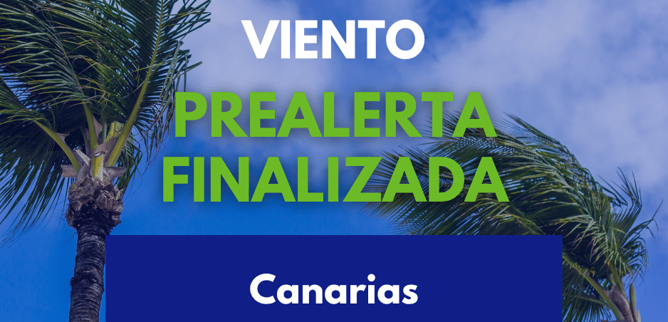 FINALIZADA PREALERTA POR VIENTO EN CANARIAS 7-9-26