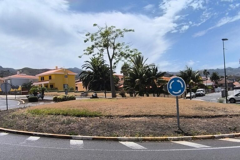 Imagen actual de las rotondas de Tamarco y Las Flores Tegueste 2