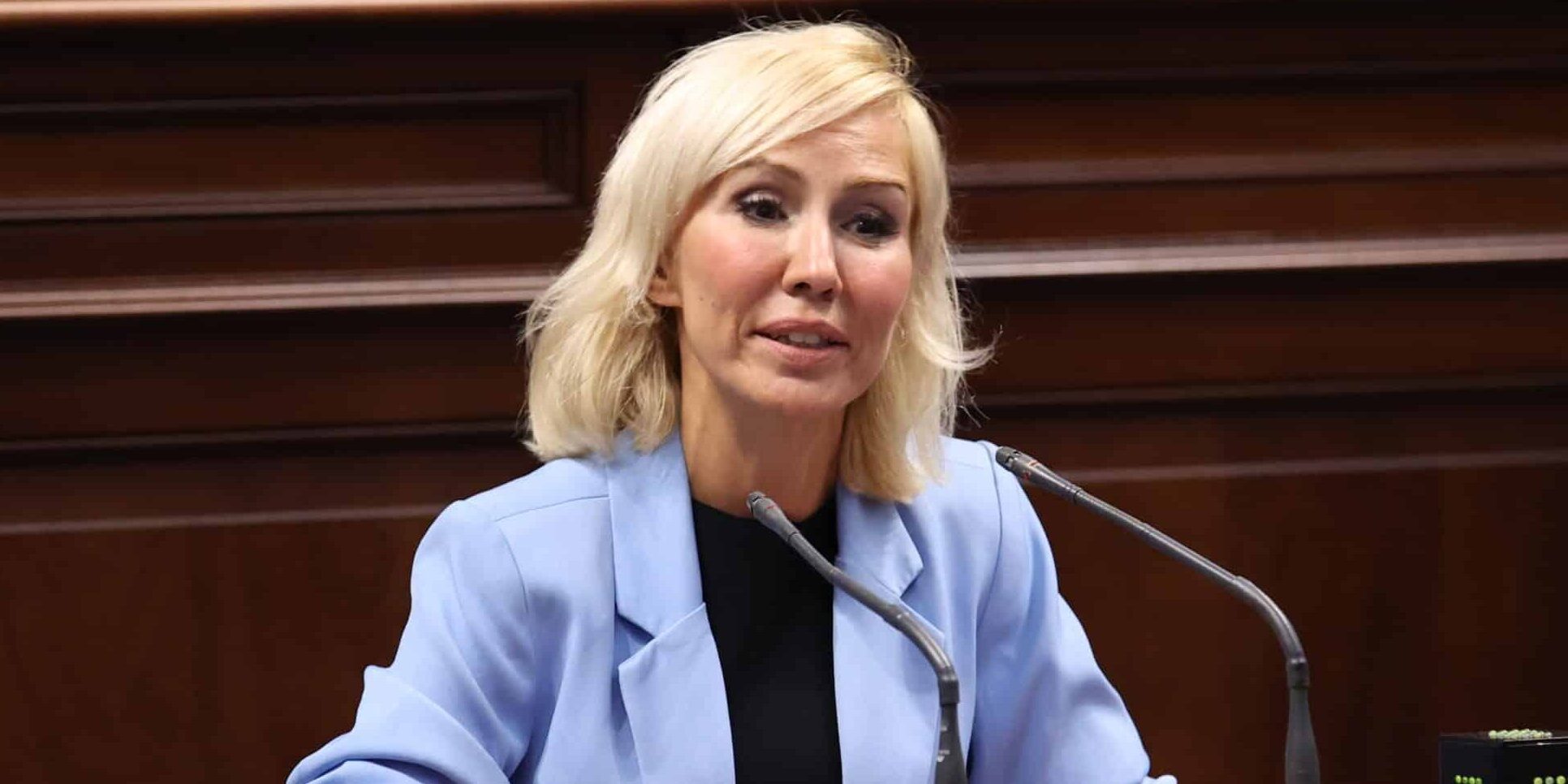 La diputada del Grupo Parlamentario Popular, Rebeca Paniagua