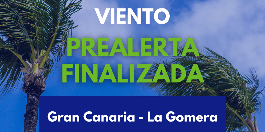 PREALERTA FINALIZADA POR VIENTO EN GRAN CANARIA Y LA GOMERA 26-9-26