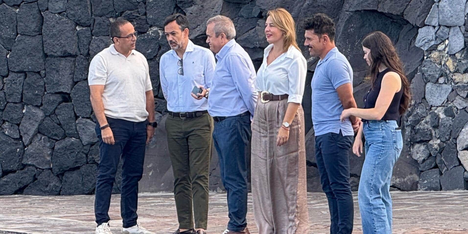 Un momento de la visita de Granadilla de Abona