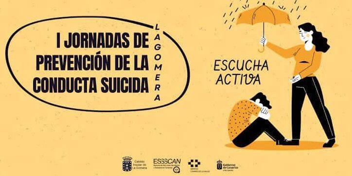 091026 Cartel I Jornadas de la Prevención de la Conducta Suicida en La Gomera, promovidas por el Cabildo insular y la ESSSCAN