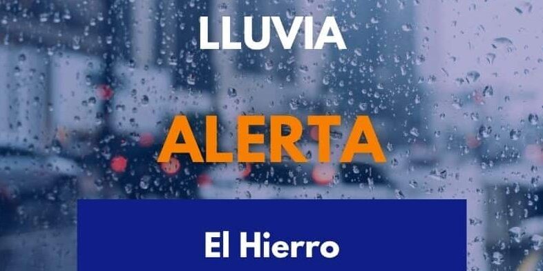 EL GOBIERNO DE CANARIAS ACTUALIZA LA SITUACIÓN A ALERTA POR LLUVIAS EN EL HIERRO 20-10-26
