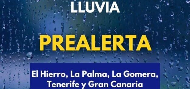 EL GOBIERNO DE CANARIAS DECLARA LA PREALERTA POR LLUVIA EN EL HIERRO, LA PALMA, LA GOMERA, TENERIFE Y GRAN CANARIA 6-10-26