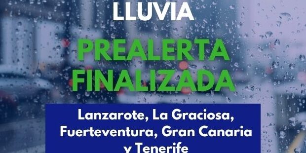 EL GOBIERNO DE CANARIAS FINALIZA LA SITUACIÓN DE PREALERTA POR LLUVIA 11-10-26