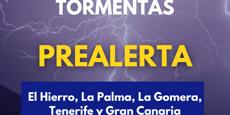 EL GOBIERNO DECLARA LA PREALERTA POR TORMENTAS EN LAS ISLAS OCCIDENTALES Y GRAN CANARIA 31-10-26