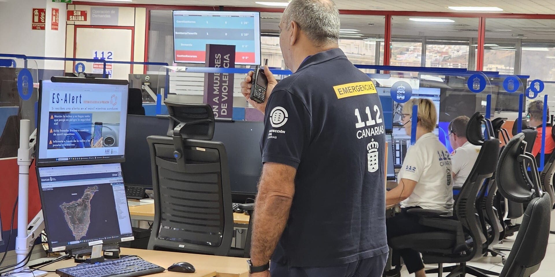 EL SISTEMA DE AVISO A LA POBLACIÓN EN CASO DE EMERGENCIA ES-ALERT SE PRUEBA ESTE JUEVES 22 DE OCTUBRE EN TENERIFE 21-10-26