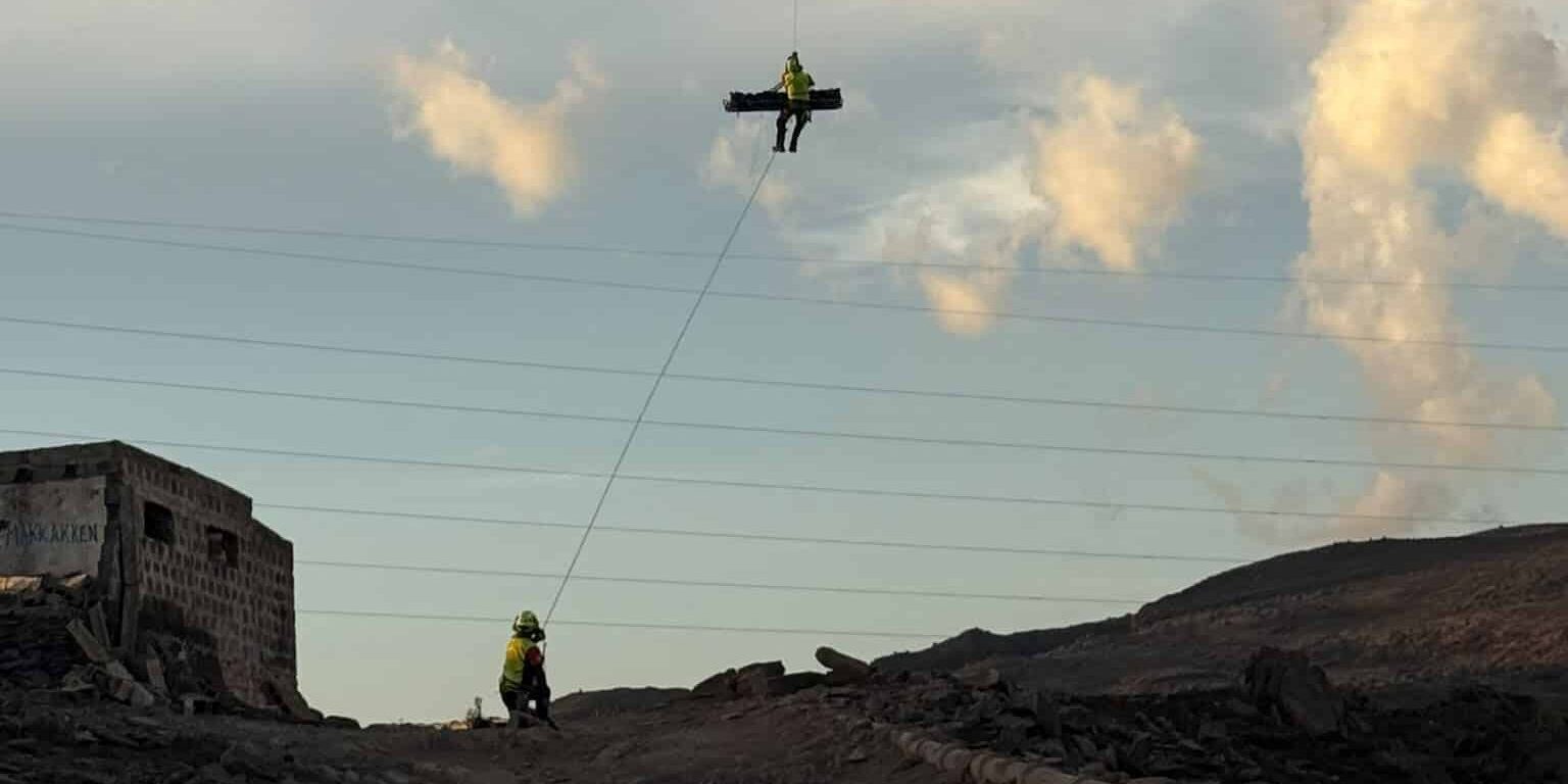EVACUADO EN HELICÓPTERO CON PRONÓSTICO GRAVE TRAS CAER DE UN BUGGY-SAN BARTOLOMÉ DE TIRAJANA-GRAN CANARIA 16-10-26