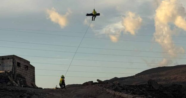 EVACUADO EN HELICÓPTERO CON PRONÓSTICO GRAVE TRAS CAER DE UN BUGGY-SAN BARTOLOMÉ DE TIRAJANA-GRAN CANARIA 16-10-26