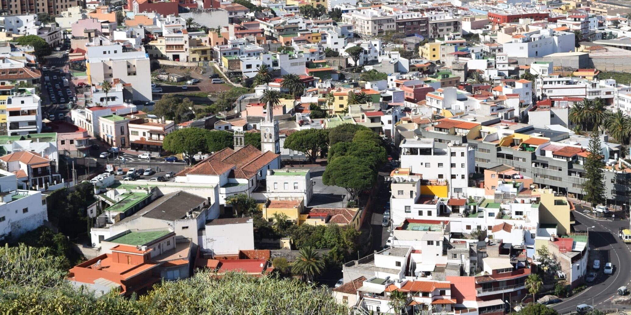 Vista aérea de Tejina
