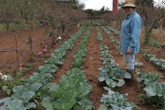 mujer rural en La Orotava